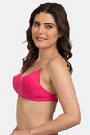 Tweens Padded Non-Wired Full Coverage T-Shirt Bra - Dark Pink — thumbnail 3